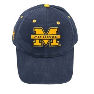Michigan Wolverines Steve & Barry's‎ S&B Athletics Cap Hat Blue Adjustable OSFM